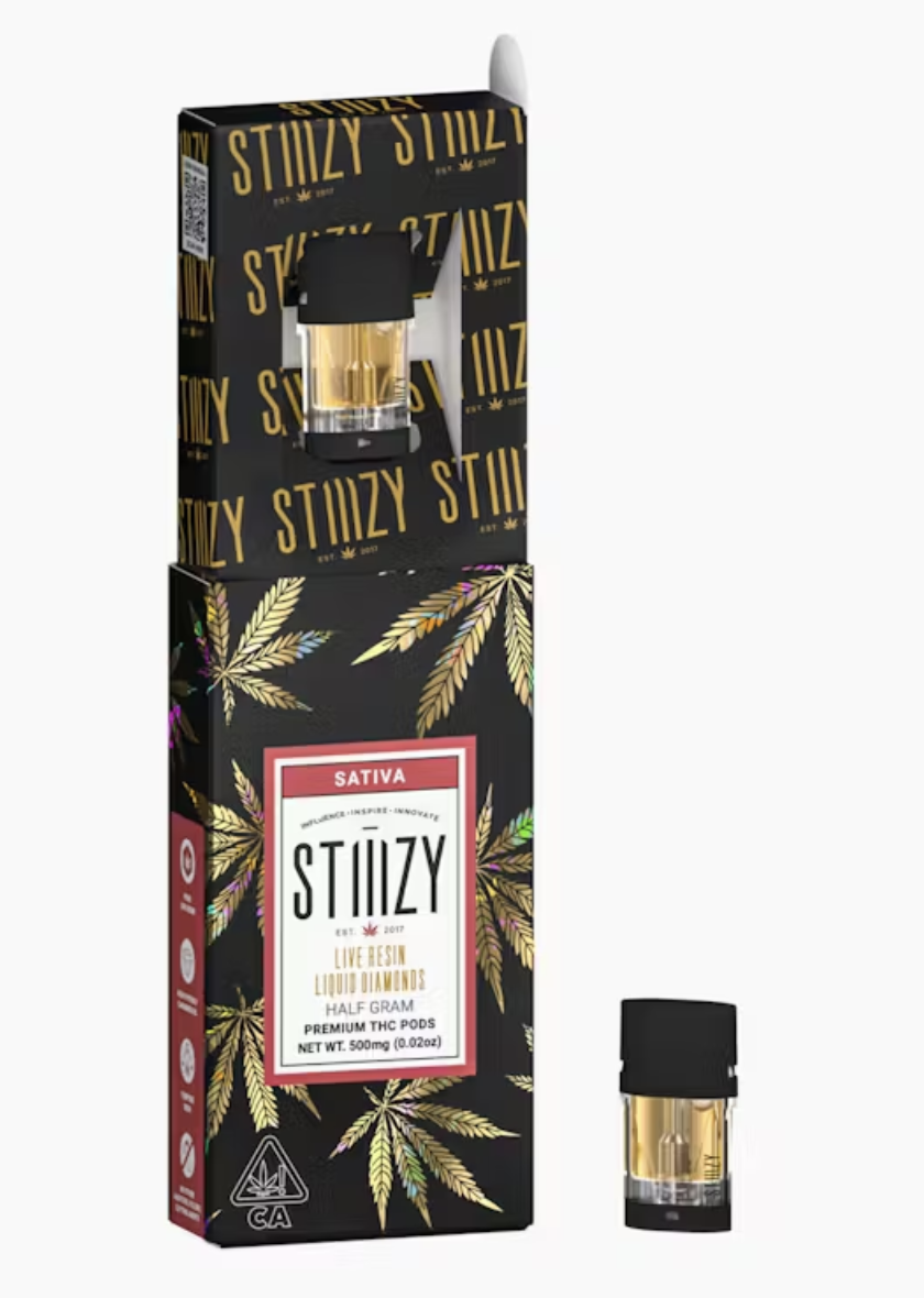 Photograph of product: Green Crack Live Resin Liquid Diamond Pod