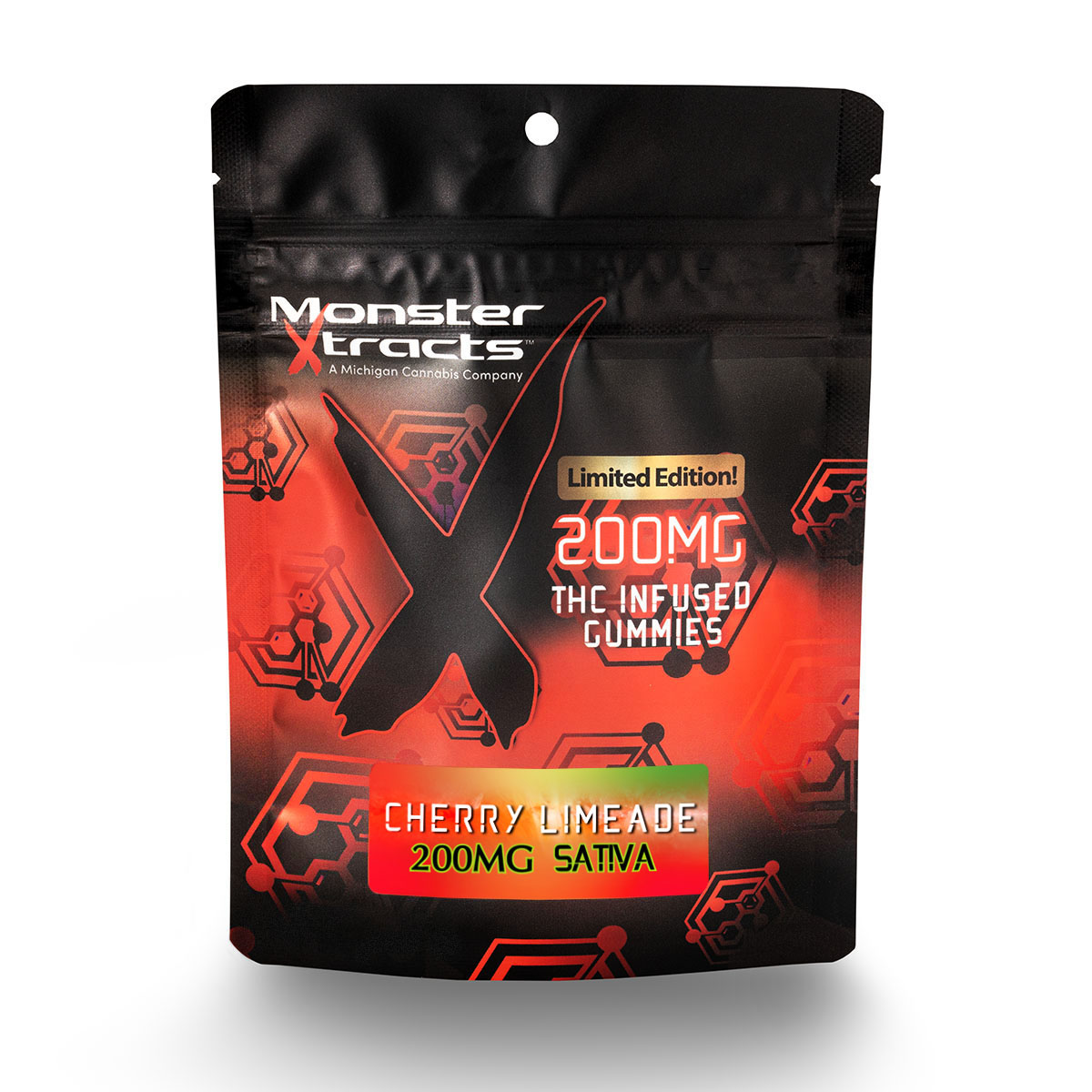 Photograph of product: GUMMY - CHERRY LIMEADE - 20mg/pc - MONSTER X