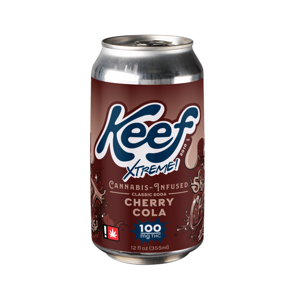 Photograph of product: Keef 100mg CHERRY COLA Oui'd Infused Classic Soda