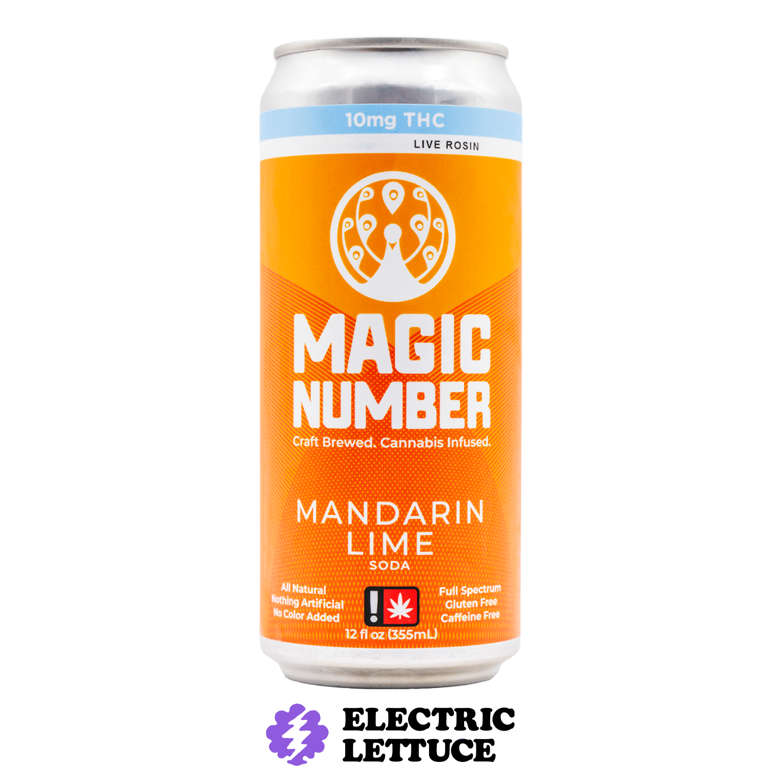 Photograph of product: Magic Number Mandarin Lime Soda 10mg