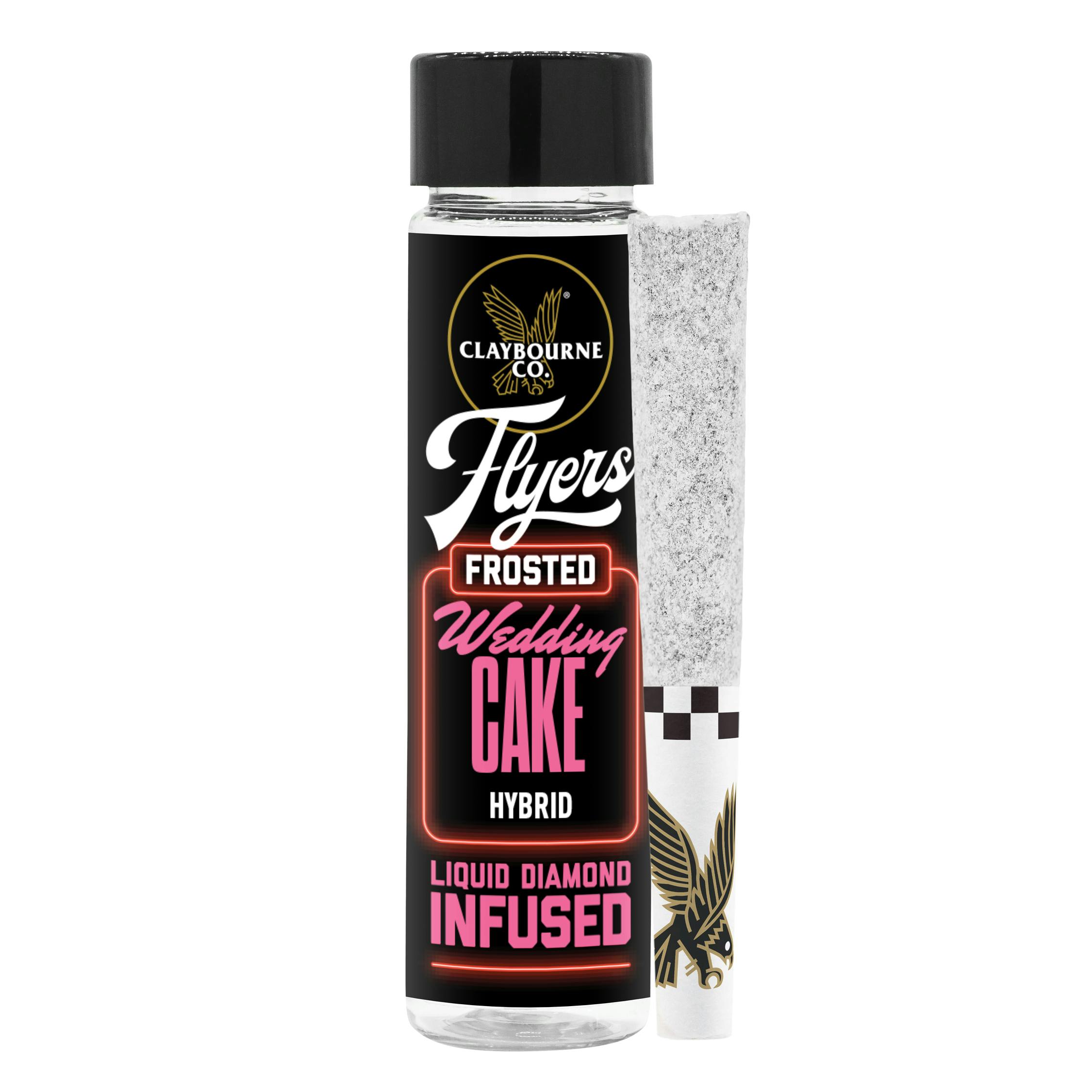 Photograph of product: WEDDING CAKE | FROSTED FLYERS - 1 G - 2 PACK