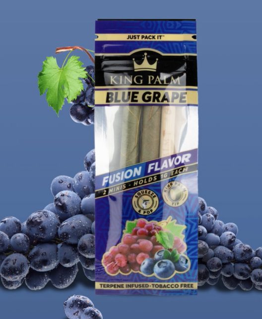 Photograph of product: King Palm minis 2pk- Blue Grape