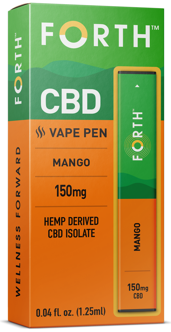 Photograph of product: Mango (150mg) Forth CBD Vape*FLASH SALE