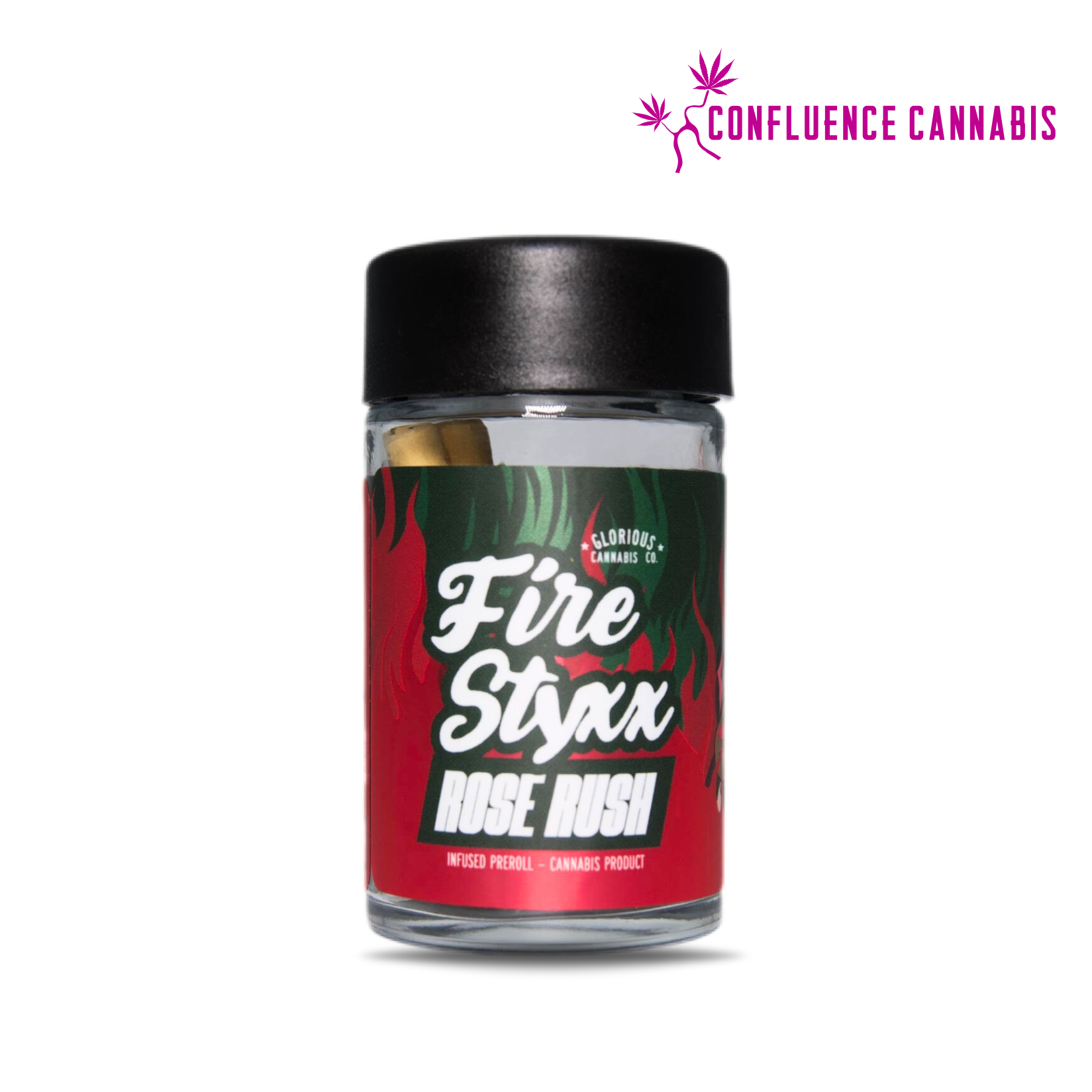 Photograph of product: Rose Rush (Infused) PREROLL 4 Pack