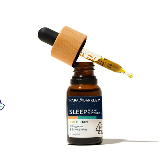 Photograph of product: [PAPA & BARKLEY] CBD:TH-oui:CBN TINCTURE - 15ML - 2:4:1 SLEEP RELEAF