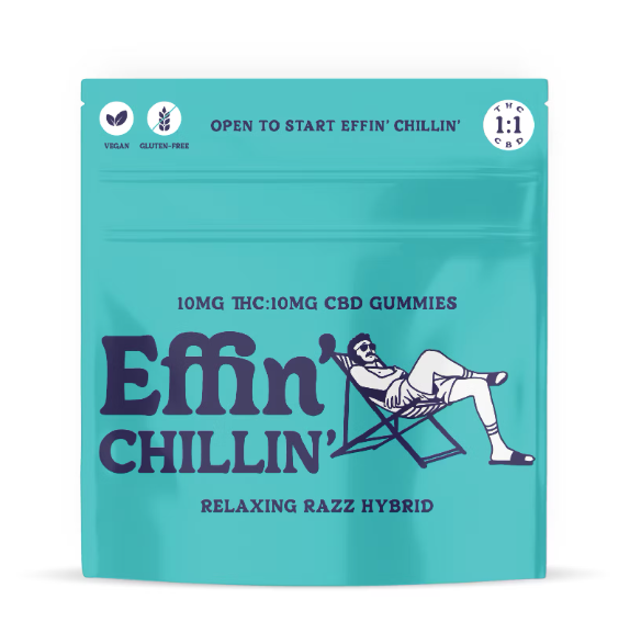 Photograph of product: Chillin' Relaxing Razz | TH-oui:CBD Gummies | 100mg