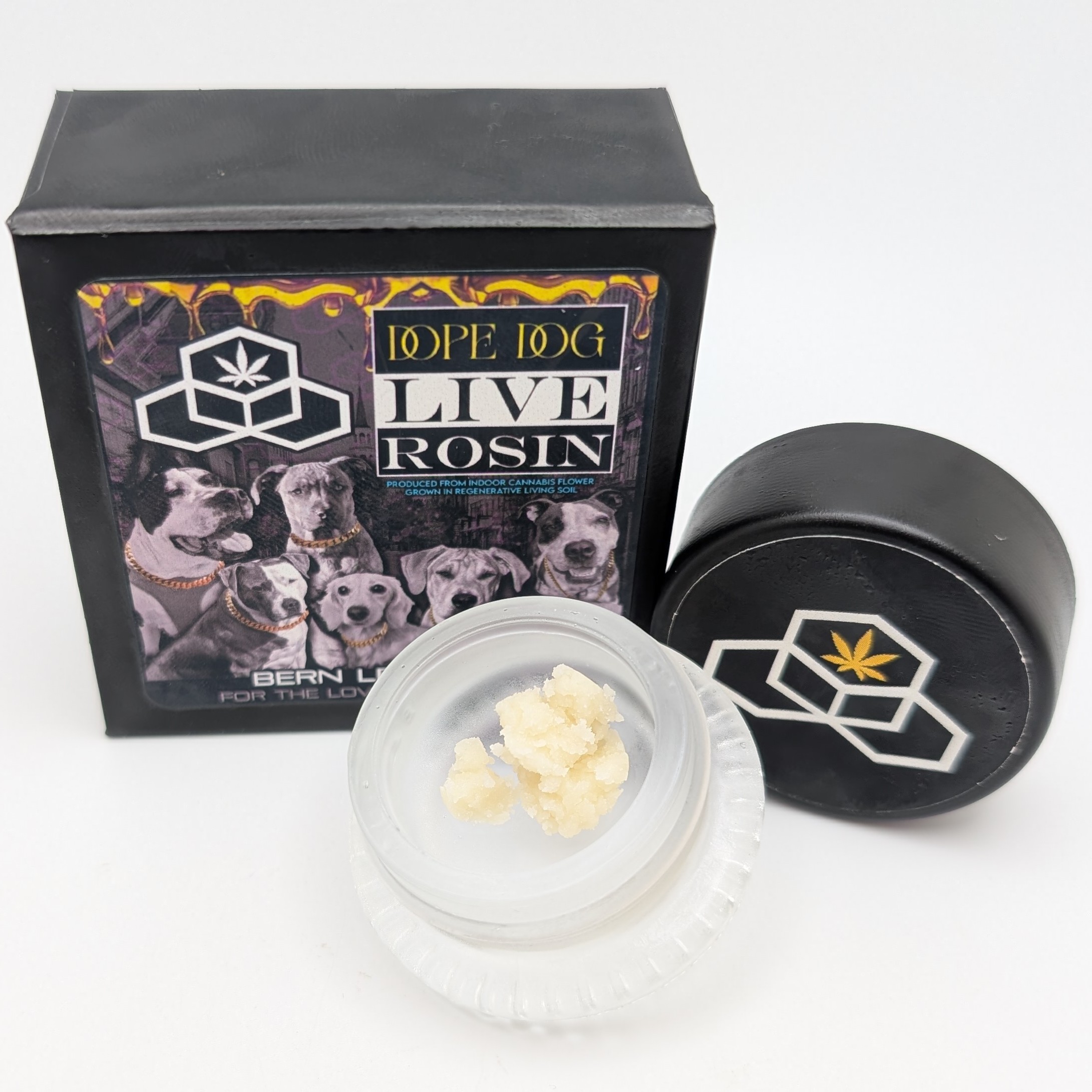 Photograph of product: Dope Dog 1g Live Rosin