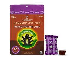 Photograph of product: Emerald Sky - Peanut Butter Cups - Oui'd - Chocolate - 100mg