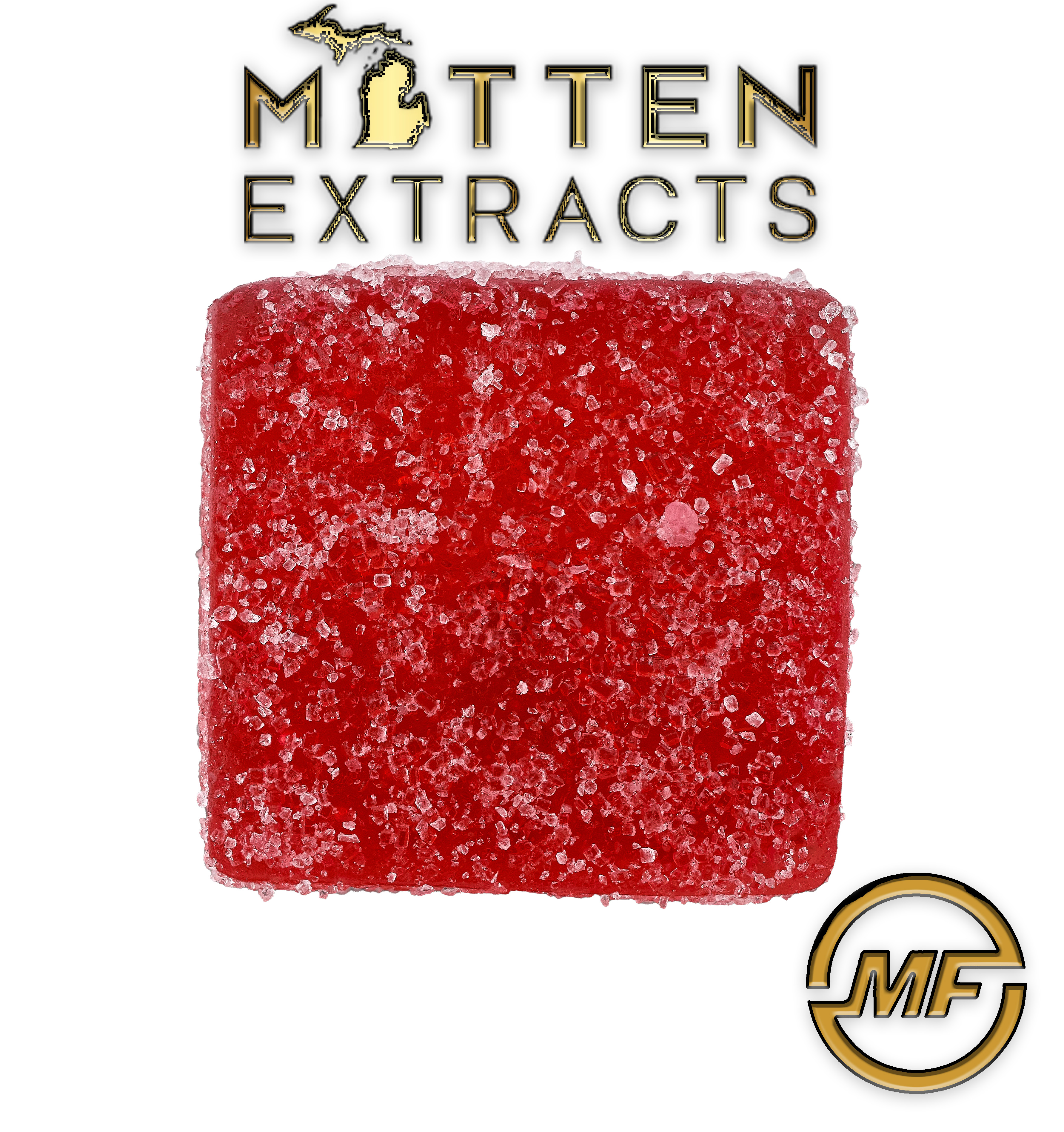 Photograph of product: Mitten Extracts | Strawberry Fruit Chews | 200mg