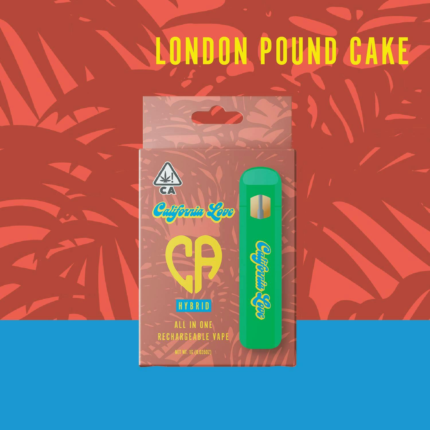 Photograph of product: California Love - Blue Slush AIO - 1g