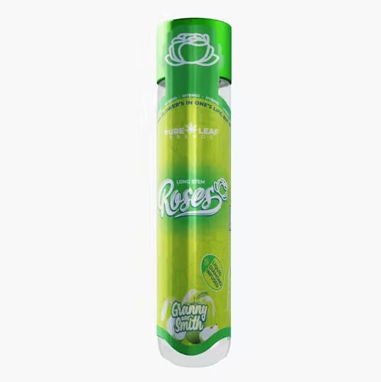 Photograph of product: Roses Single Infused PreRoll - Granny Smith Long Stem