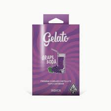 Photograph of product: Gelato Grape Soda 1g Vape Cart