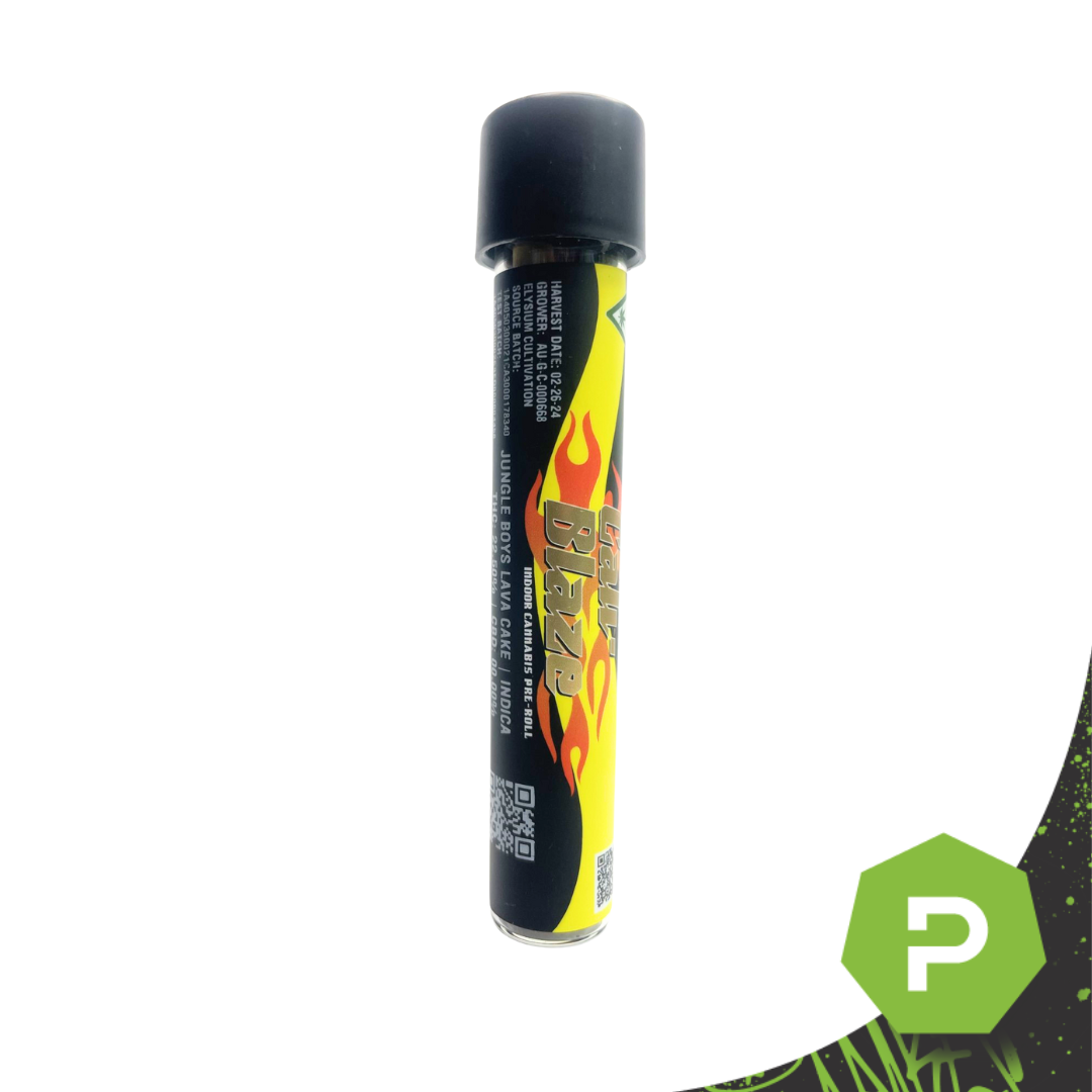 Photograph of product: Cali Blaze Pre-Roll | Jungle Boys Lava Cake