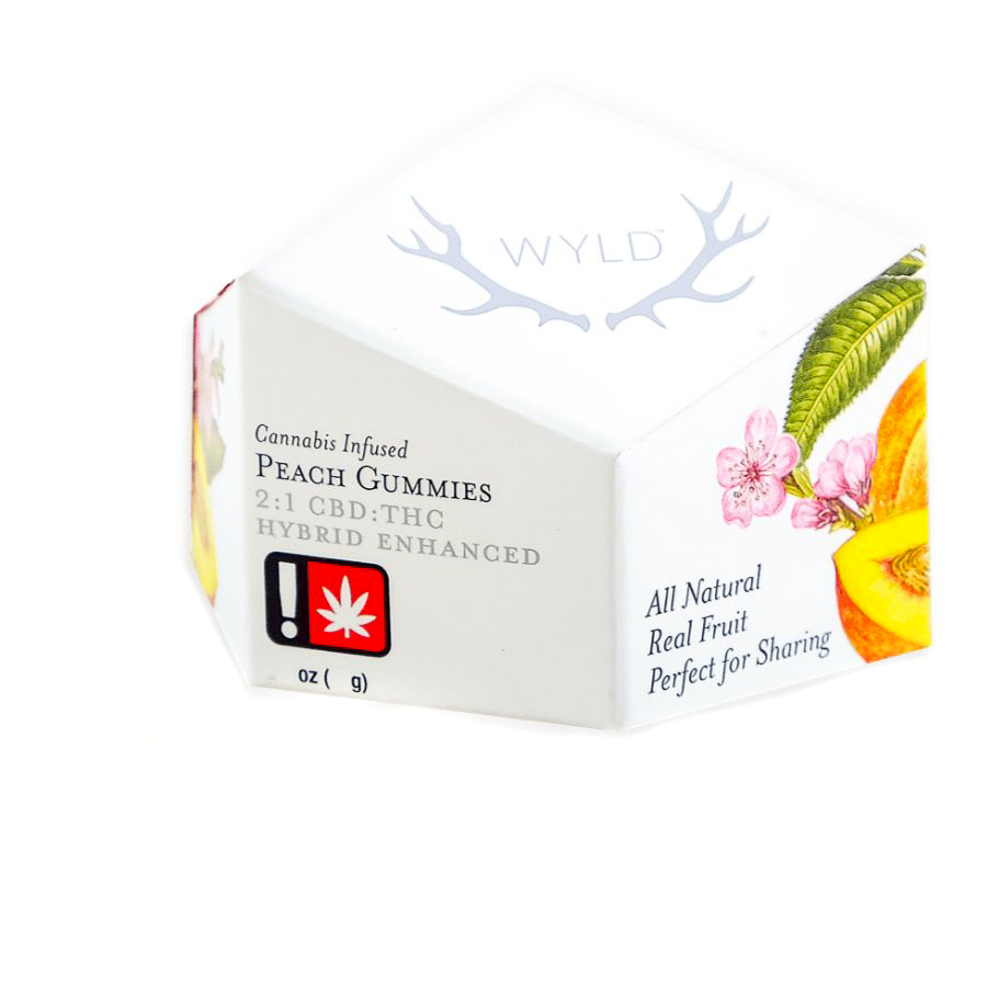 Photograph of product: Gummies | Peach CBD:TH-oui | 100mg:50mg