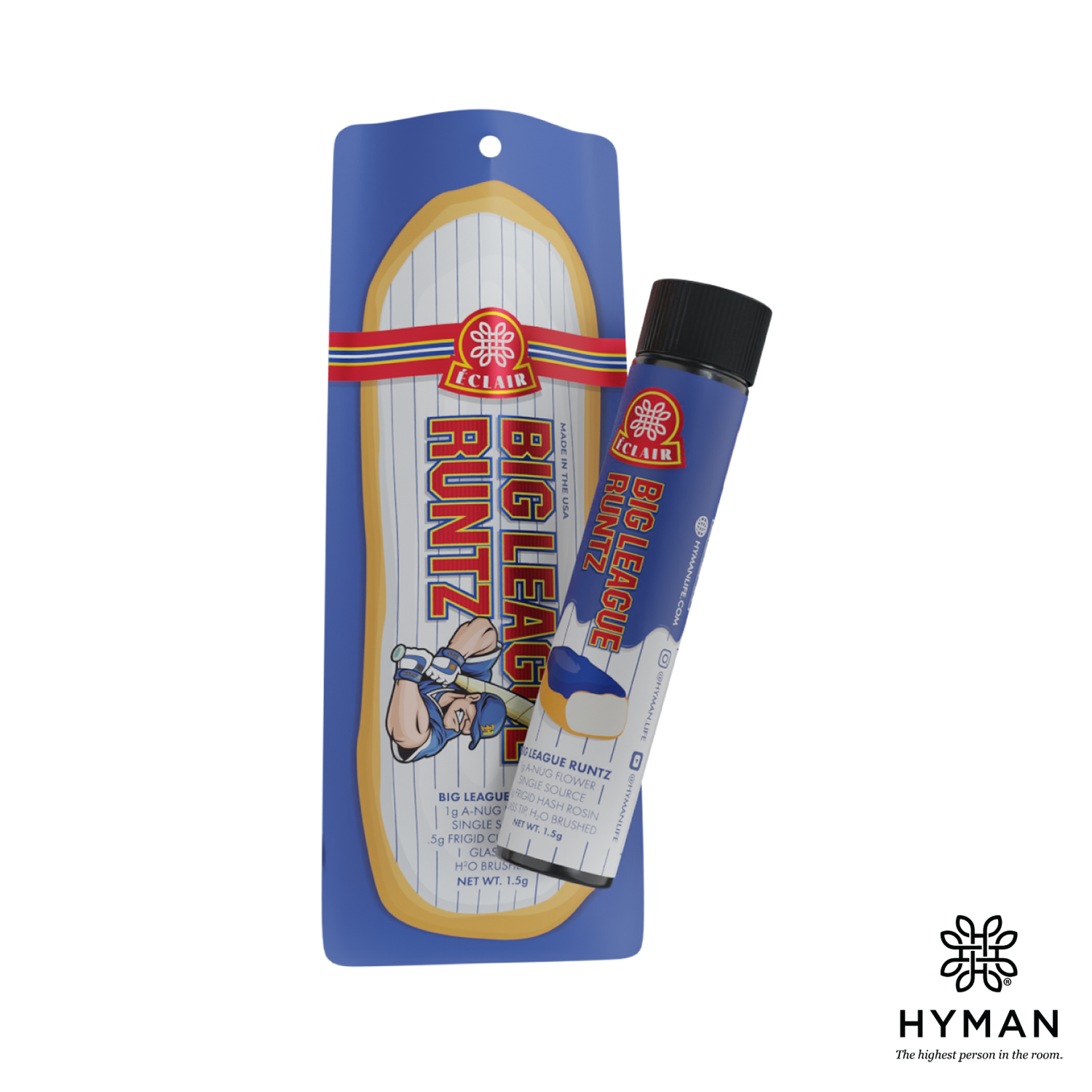 Photograph of product: Big League Runtz Infused Glass Tip Eclair | 1.5g