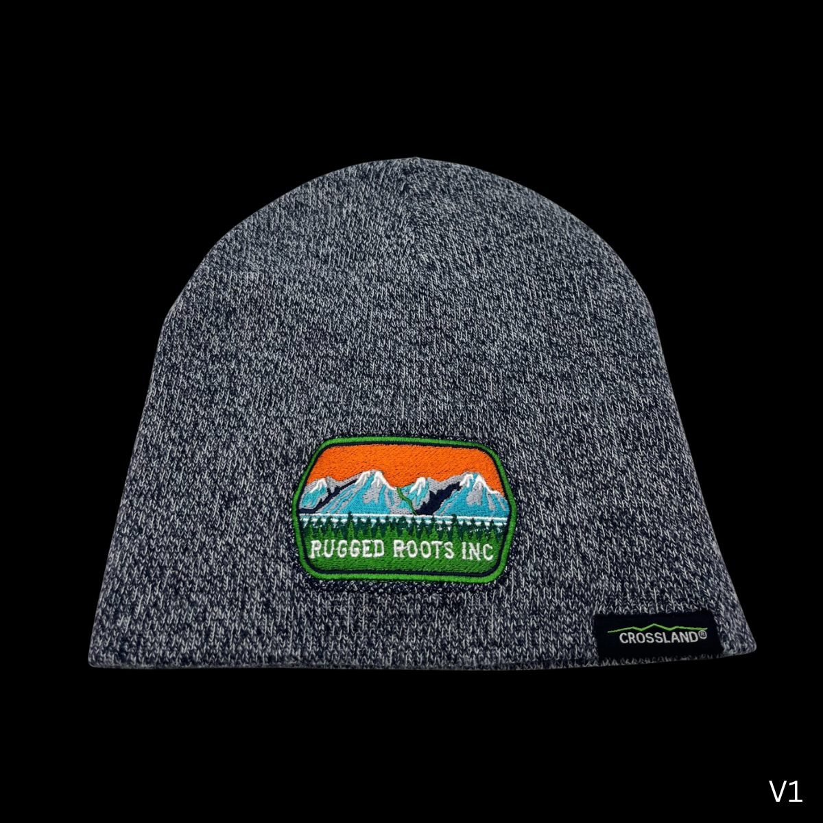 Photograph of product: Rugged Roots | Heather Blue Beanie