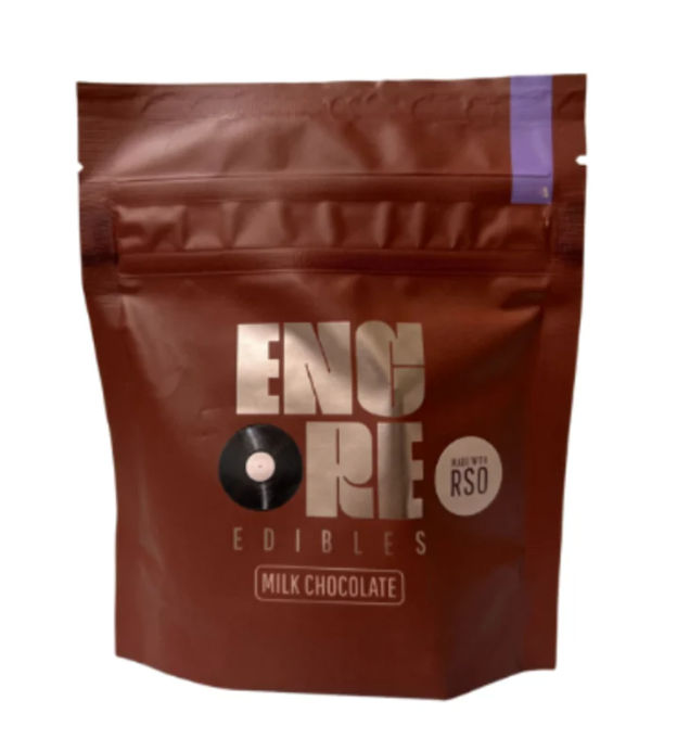 Photograph of product: Encore | Milk Chocolate Oui'd | RSO Chocolate | 100mg x 10pk