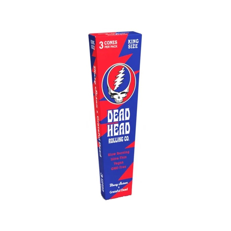 Photograph of product: Blazy Susan | Cones | Greatful Dead | King Size | 3pk