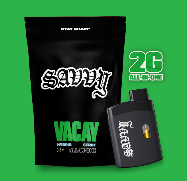 Photograph of product: Vacay Pineapple Mimosa | Live Resin Disposable | 2g