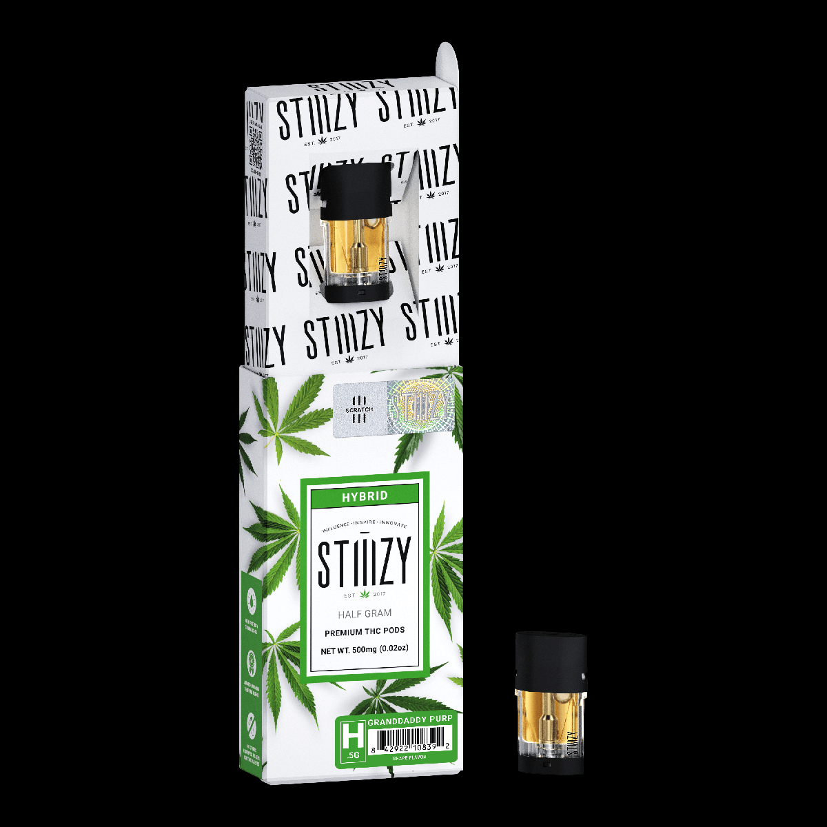 Photograph of product: Cartridge - Grandaddy Purp - 0.5G