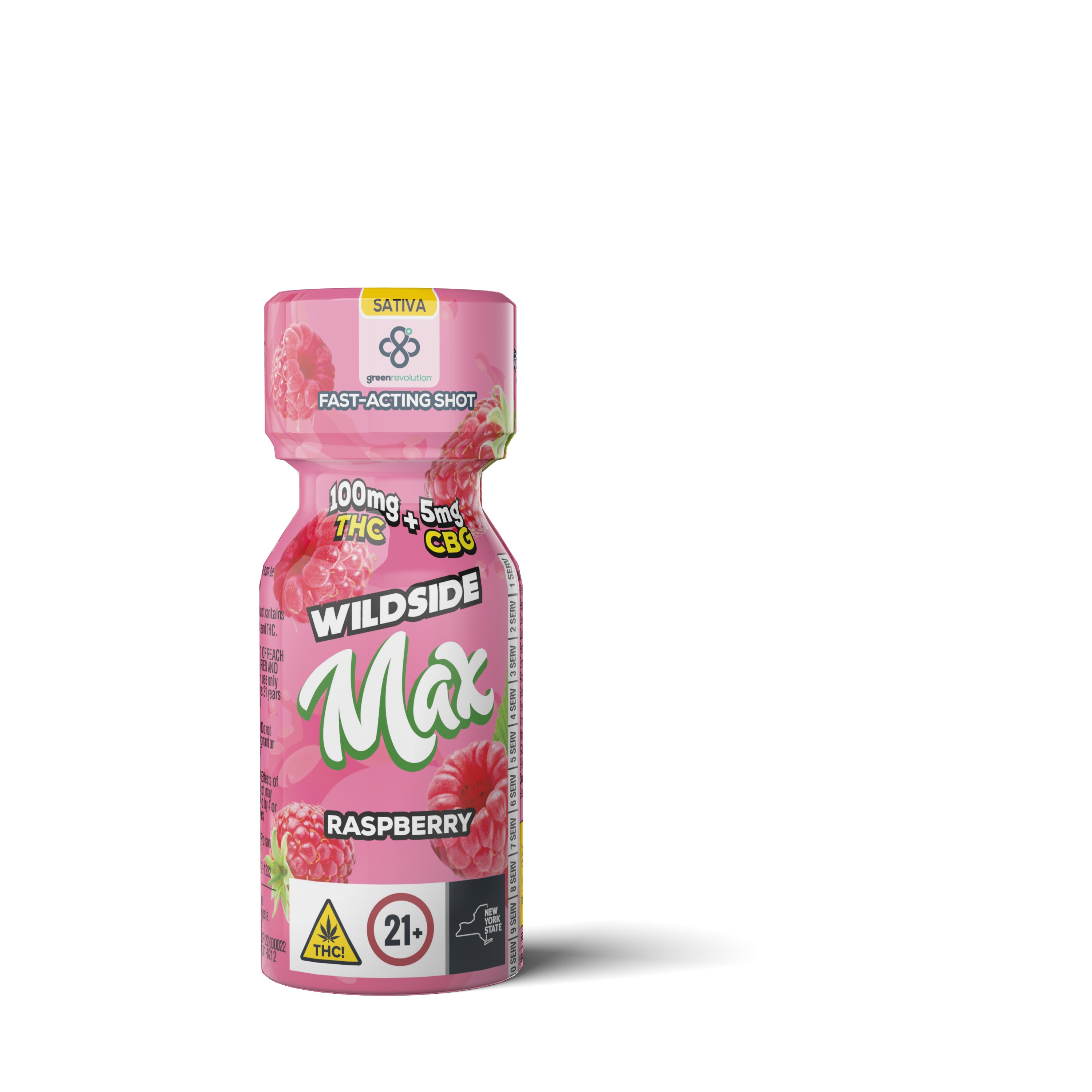Photograph of Product: Nano Shot Max | Raspberry 100mg