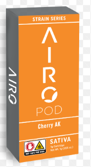 Photograph of product: Airo | Vape | Cherry AK | Disposable | Distillate Cart | 1.0g-Oui'd