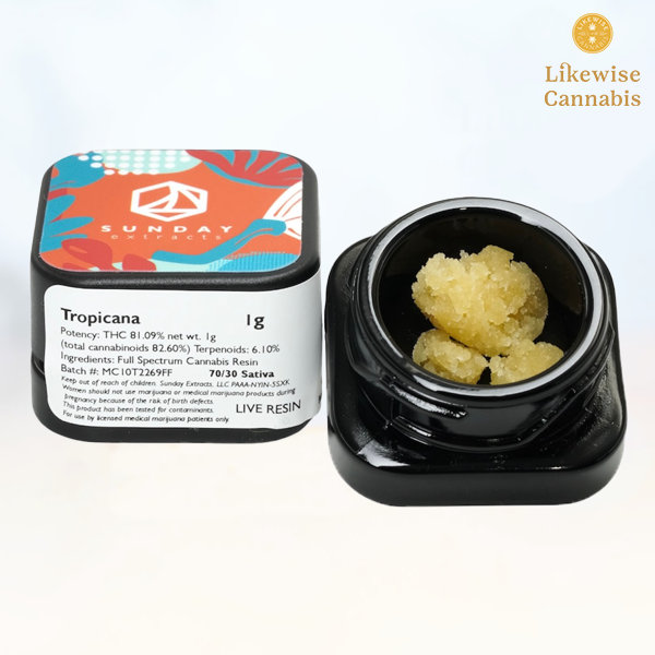 Photograph of product: TROPICANA 1G LIVE RESIN