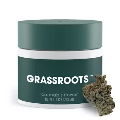 Photograph of product: Grassroots Pre-Packed (1/8th oz) Titan Express - 3.5g