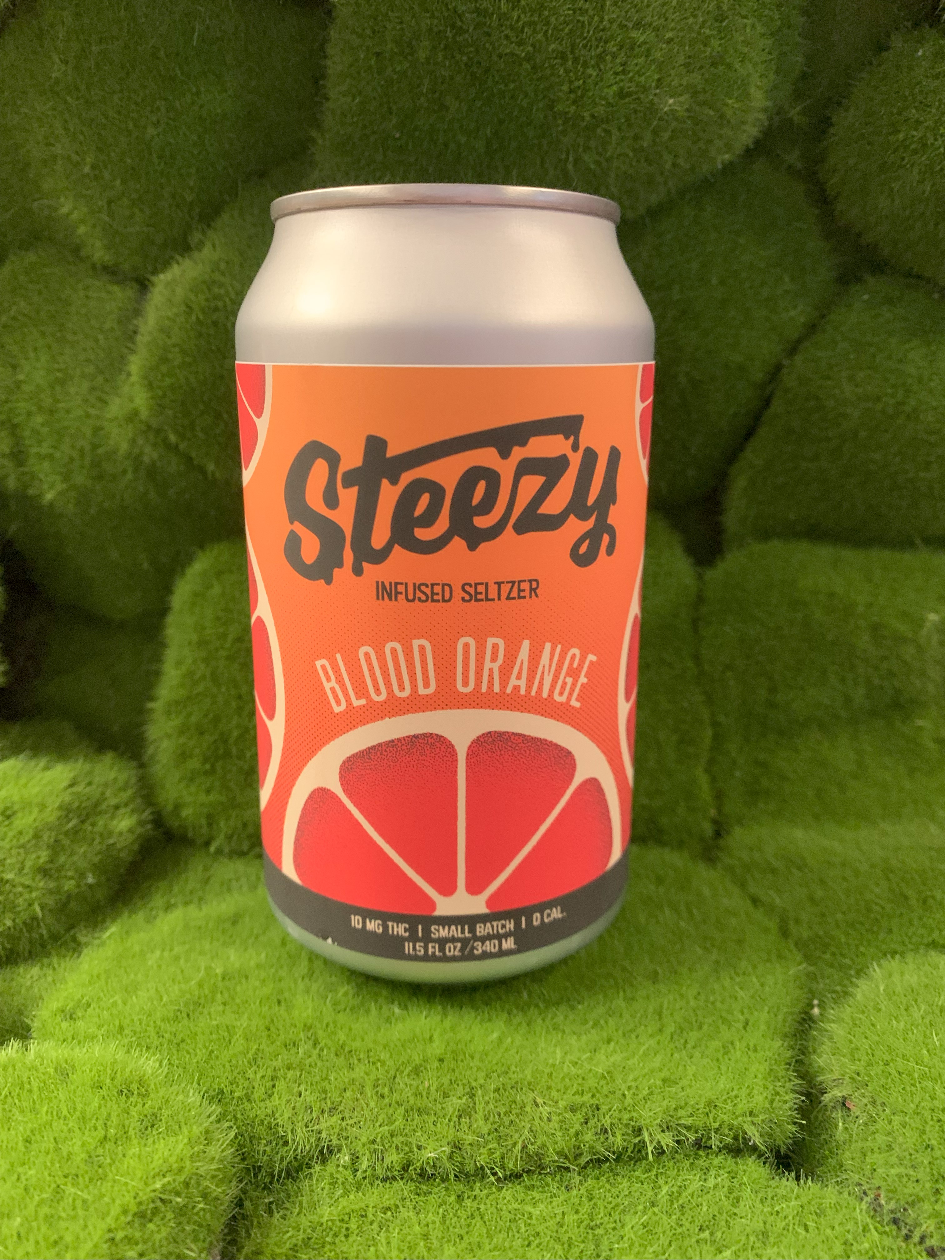 Photograph of product: 10mg Can | Blood Orange Seltzer | Steezy Cultivation