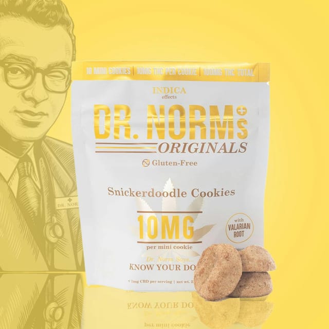 Photograph of product: Dr. Norm's- 100mg Snickerdoodle (10 cookies) - 