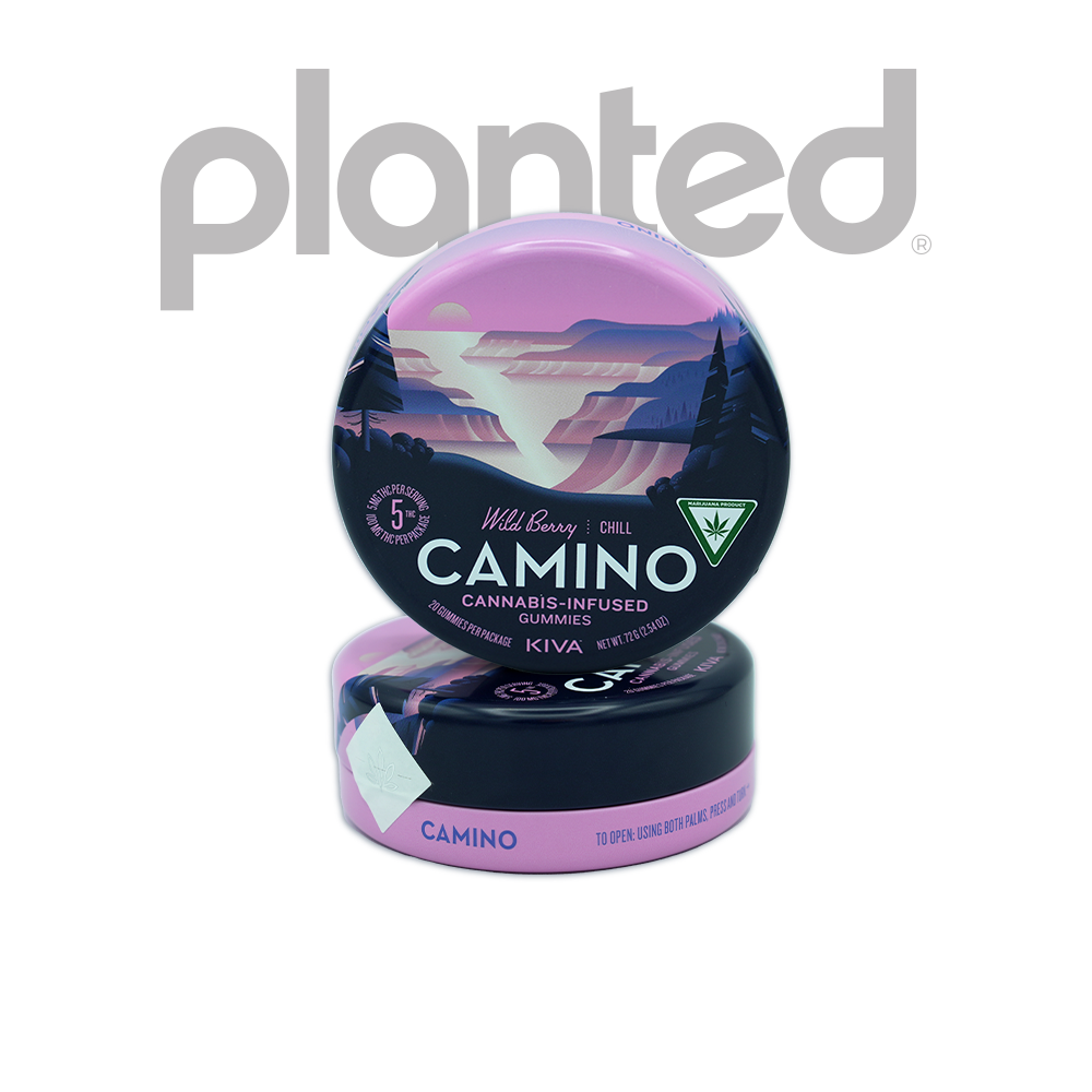 Photograph of product: CAMINO | WILD BERRY | Oui'd | GUMMIES | 200MG | REC