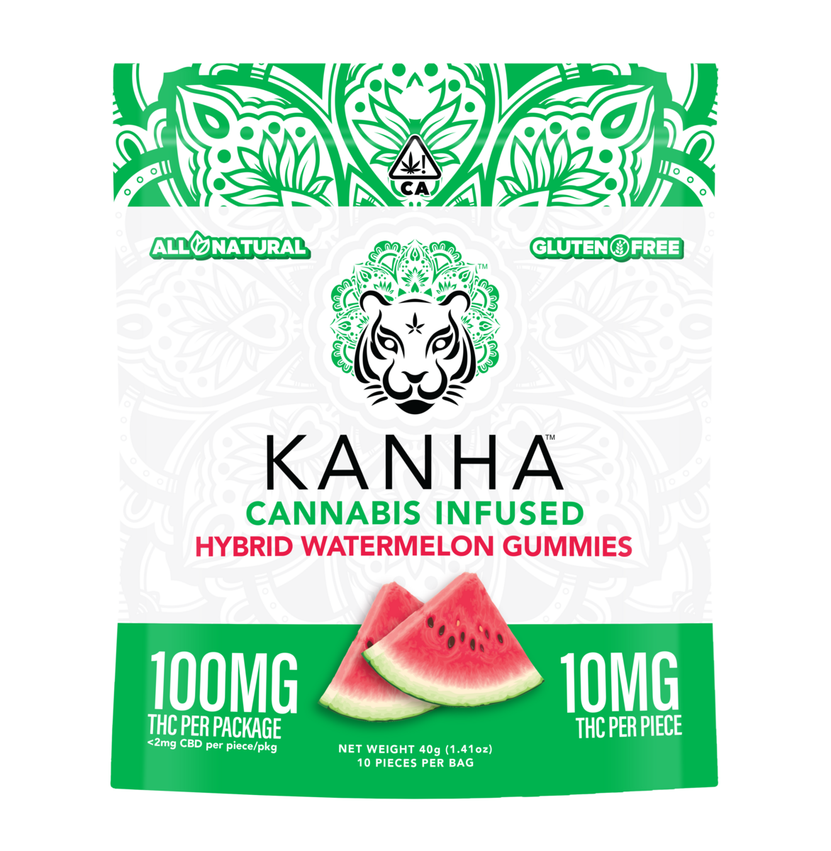 Photograph of product: HYBRID - WATERMELON 100MG - KANHA