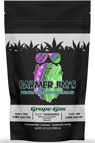 Photograph of product: Farmer Jim: Grape Gas - 3.5g
