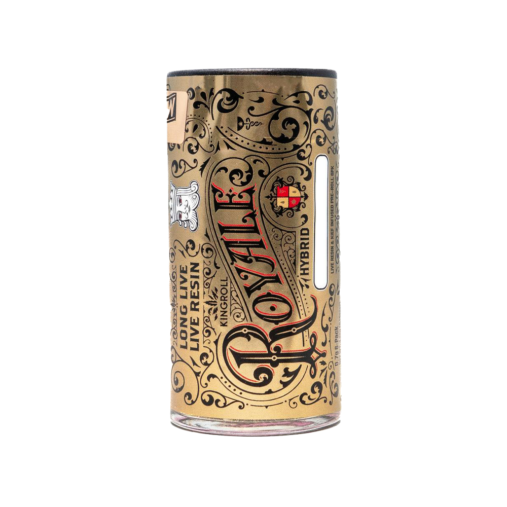 Photograph of product: HONEY BANANA ROYALE LIVE RESIN PRE-ROLLS 6-PACK [4.2 G]