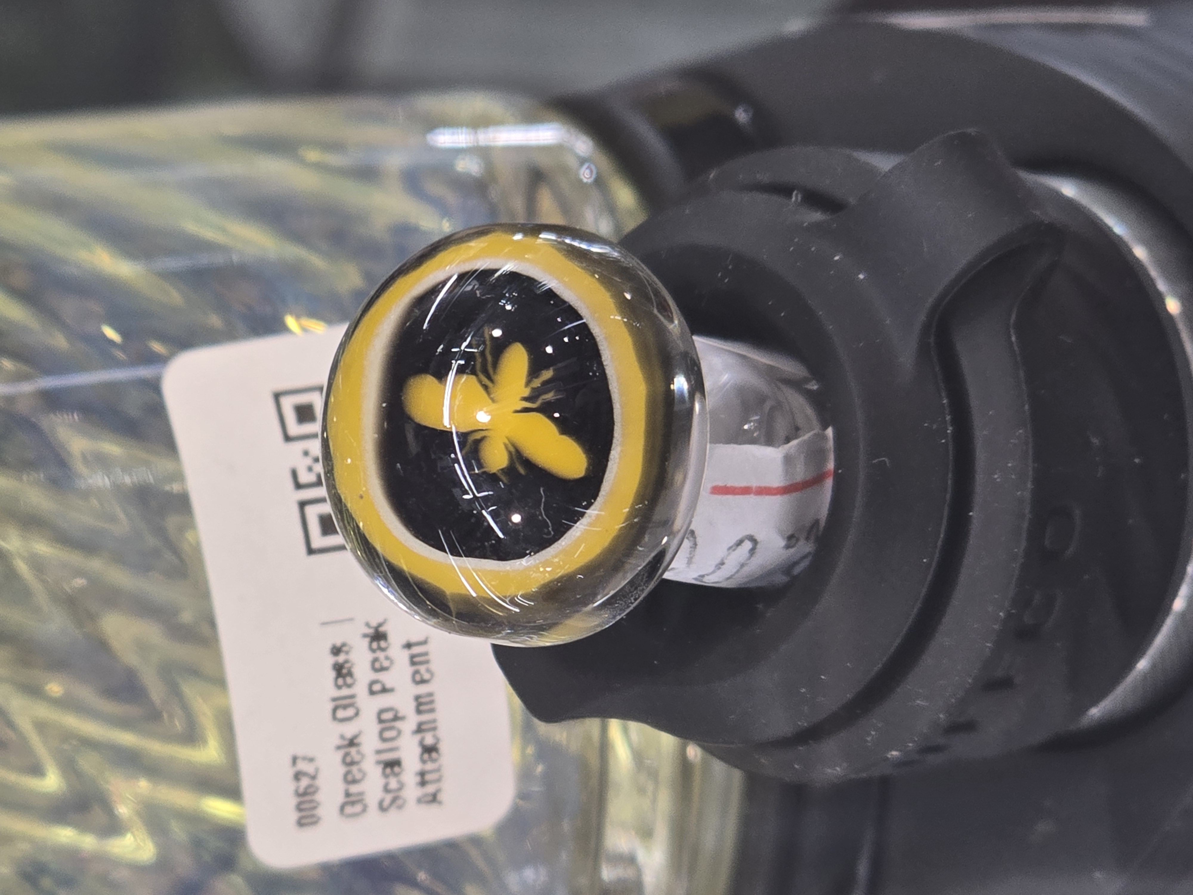 Photograph of product: Wojo Glass | Wojo Glass Puffco Carb Caps W/Image