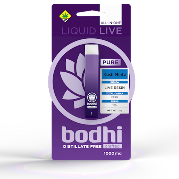 Photograph of product: BH LR Pure AIO Disposable 1g - Rainbow Belts