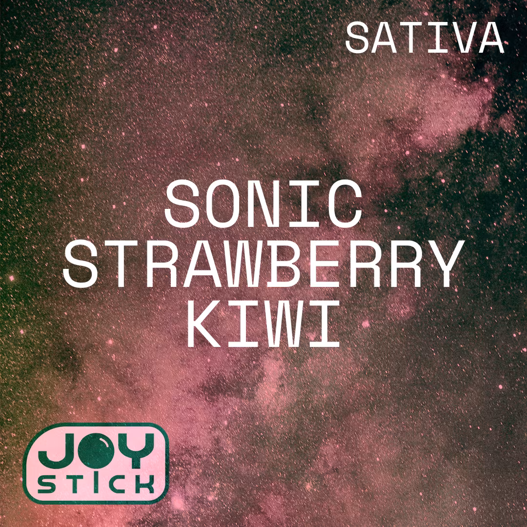 Photograph of product: Joy Stick - Sonic Strawberry Kiwi Vape Cart 1g