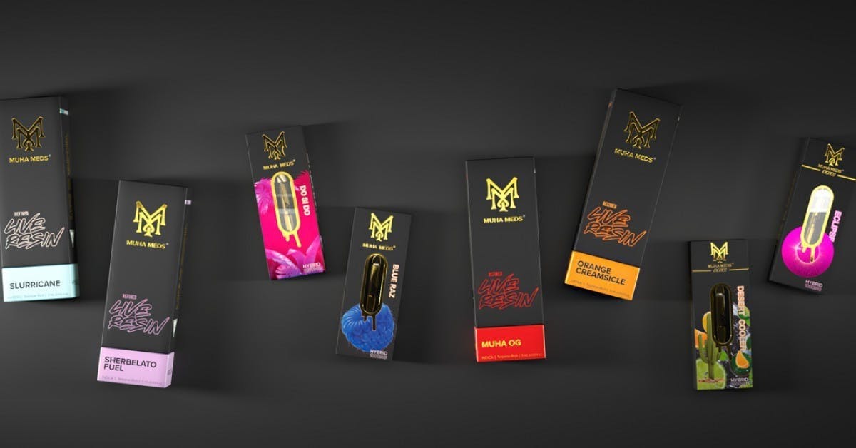 Photograph of product: Muha Meds - Wedding Cake - Muha - 1g. cart.