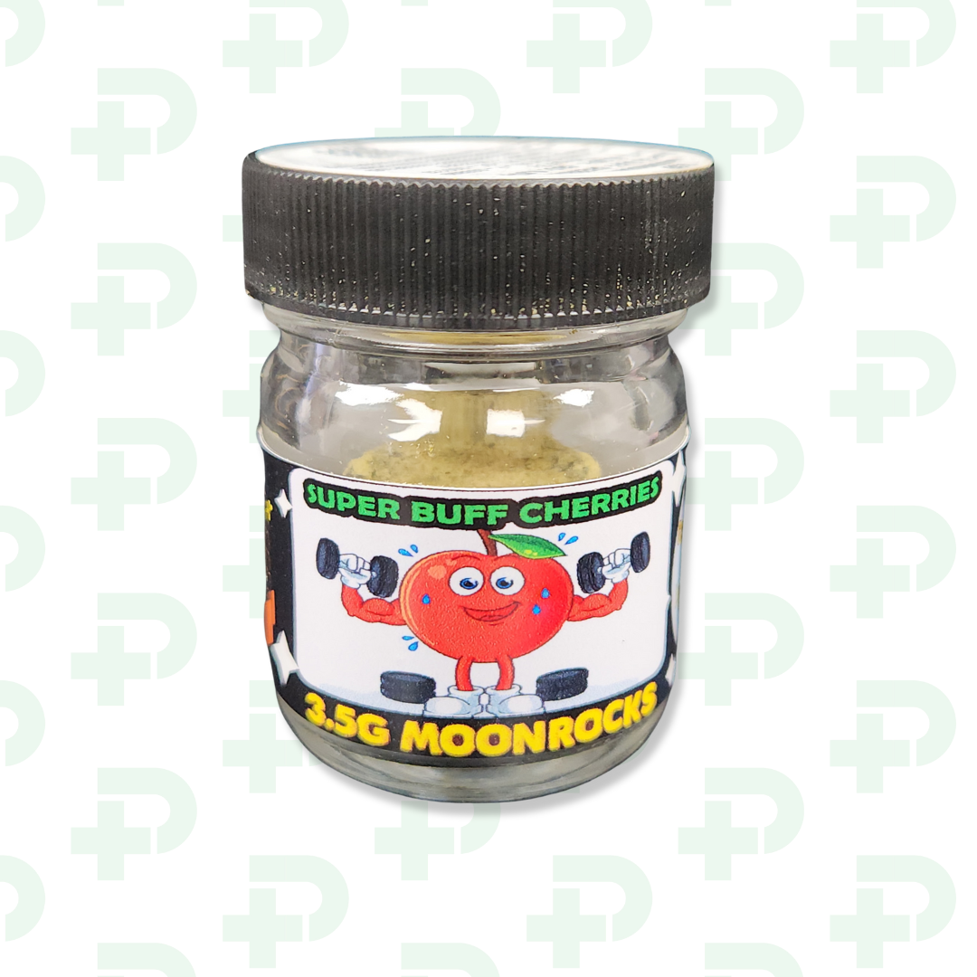 Photograph of Product: Better Bee Moon Rocks - Super Buff Cherries - 3.5g