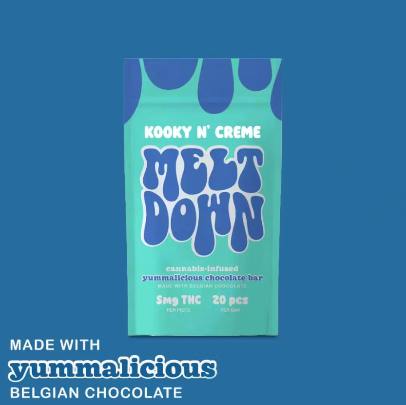 Photograph of product: Chocolate - Meltdown Kooky 'N Creme Chocolate Bar