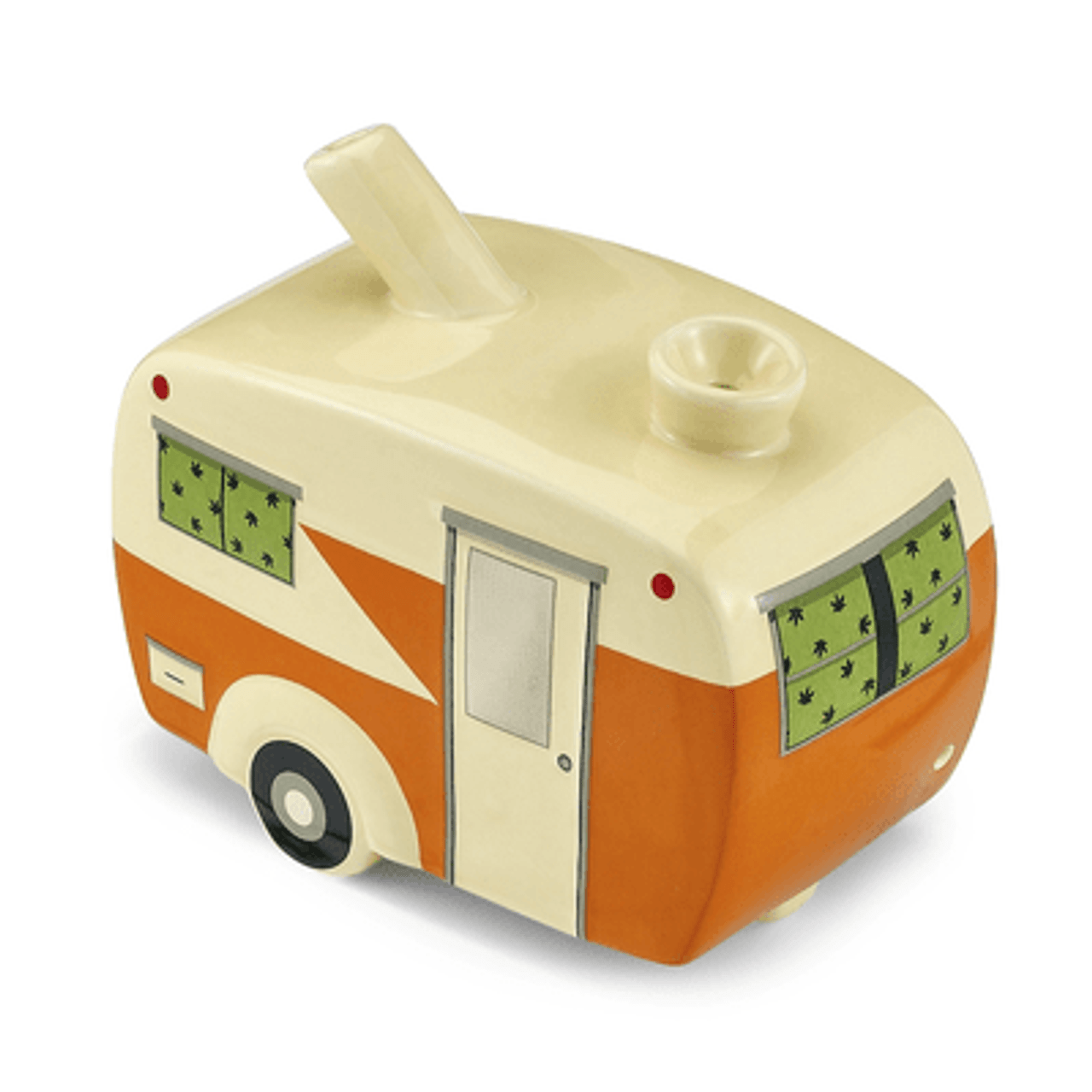 Photograph of product: RETRO CAMPER ROAST N TOAST CERAMIC MUG PIPE COMBO