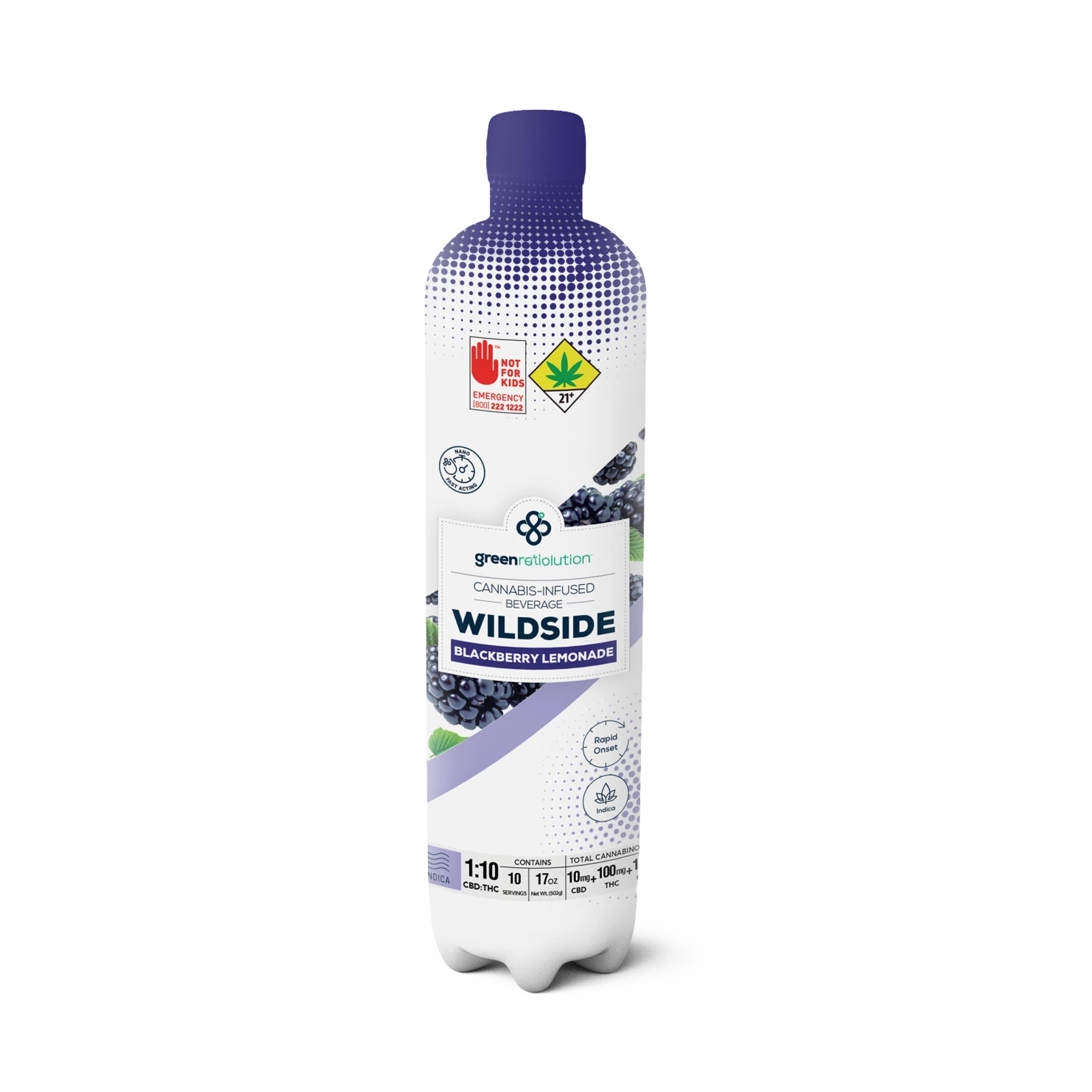 Photograph of product: Wild Side Blackberry Lemonade | 17oz