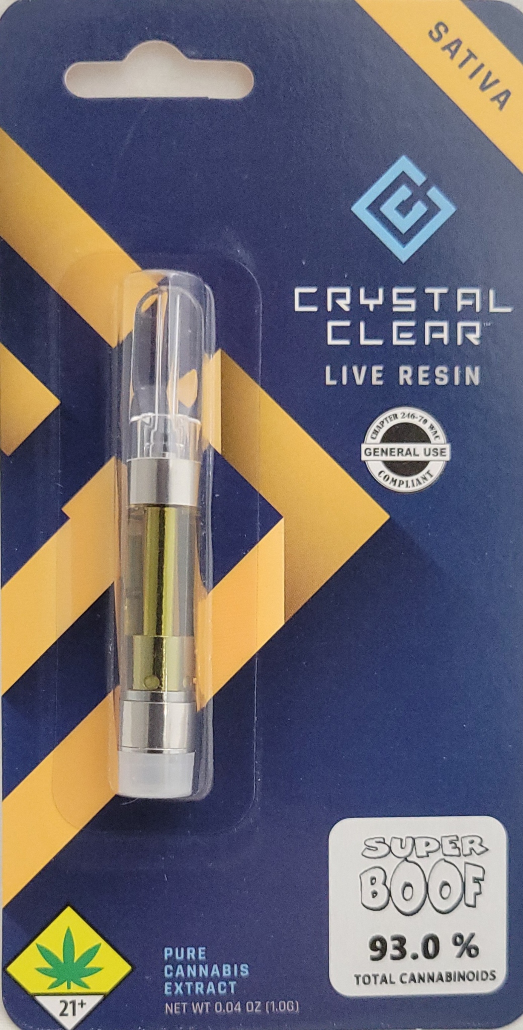 Photograph of product: *Live Resin* Super Boof | 1g *General Use Compliant*