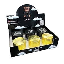 Photograph of product: Cloudz 63mm 4 Piece Grinder - Assorted Colors
