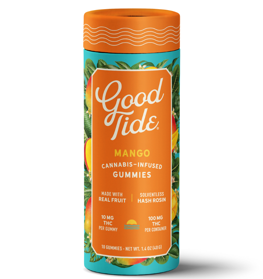 Photograph of product: Good Tide Gummies Oui'd: Mango
