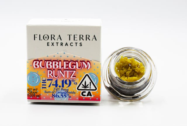 Photograph of product: Bubblegum Runtz Budder 1g - 
