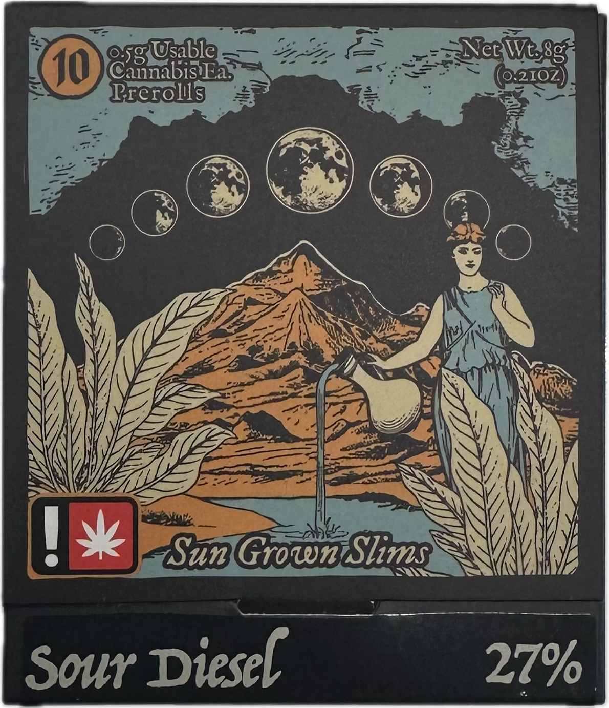 Photograph of product: Sour Diesel Sungrown Slims | 10pk