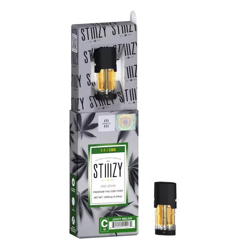 Photograph of product: JUICY MELON CBD 1G - STIIIZY