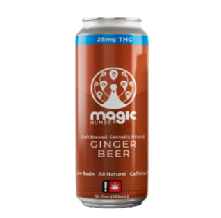 Photograph of product: Magic Number Ginger Beer 25mg