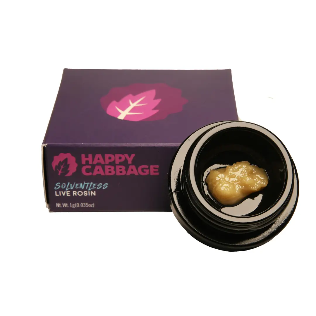 Photograph of product: HAPPY CABBAGE Key Lime Zest 1g au chocolat Rosin